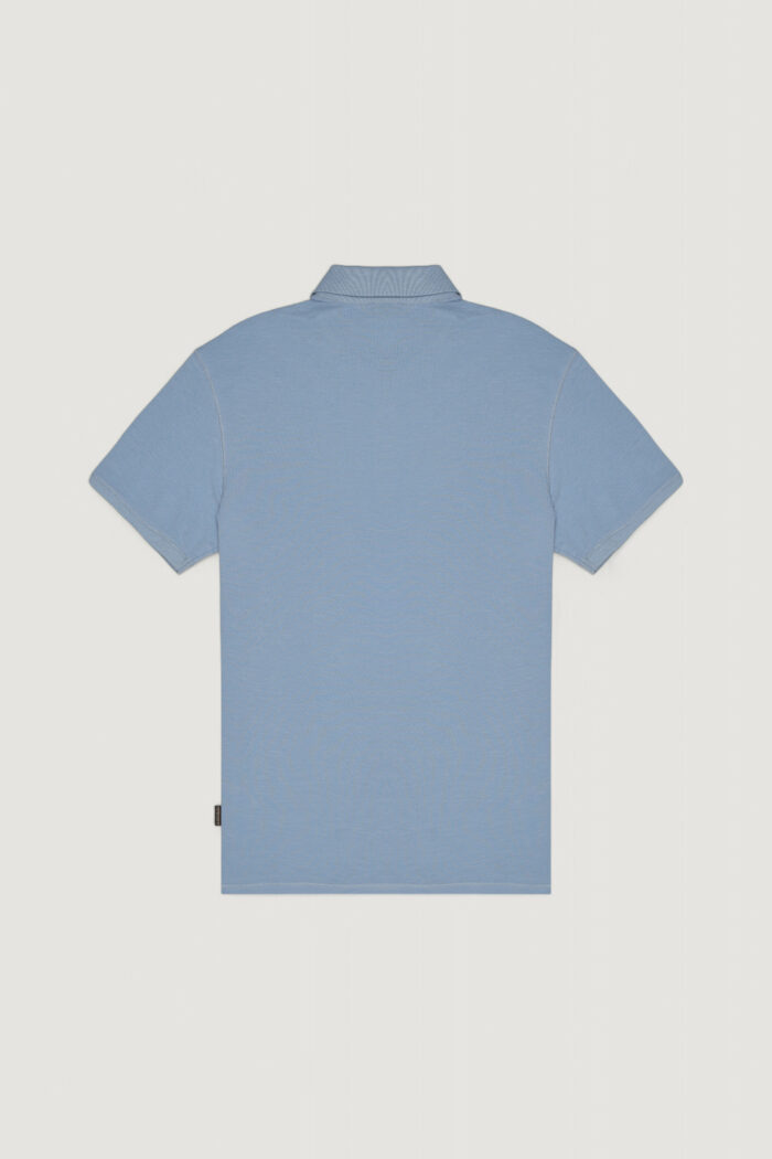 Polo manica corta Napapijri EBEA 2 Celeste – NP0A4HPY