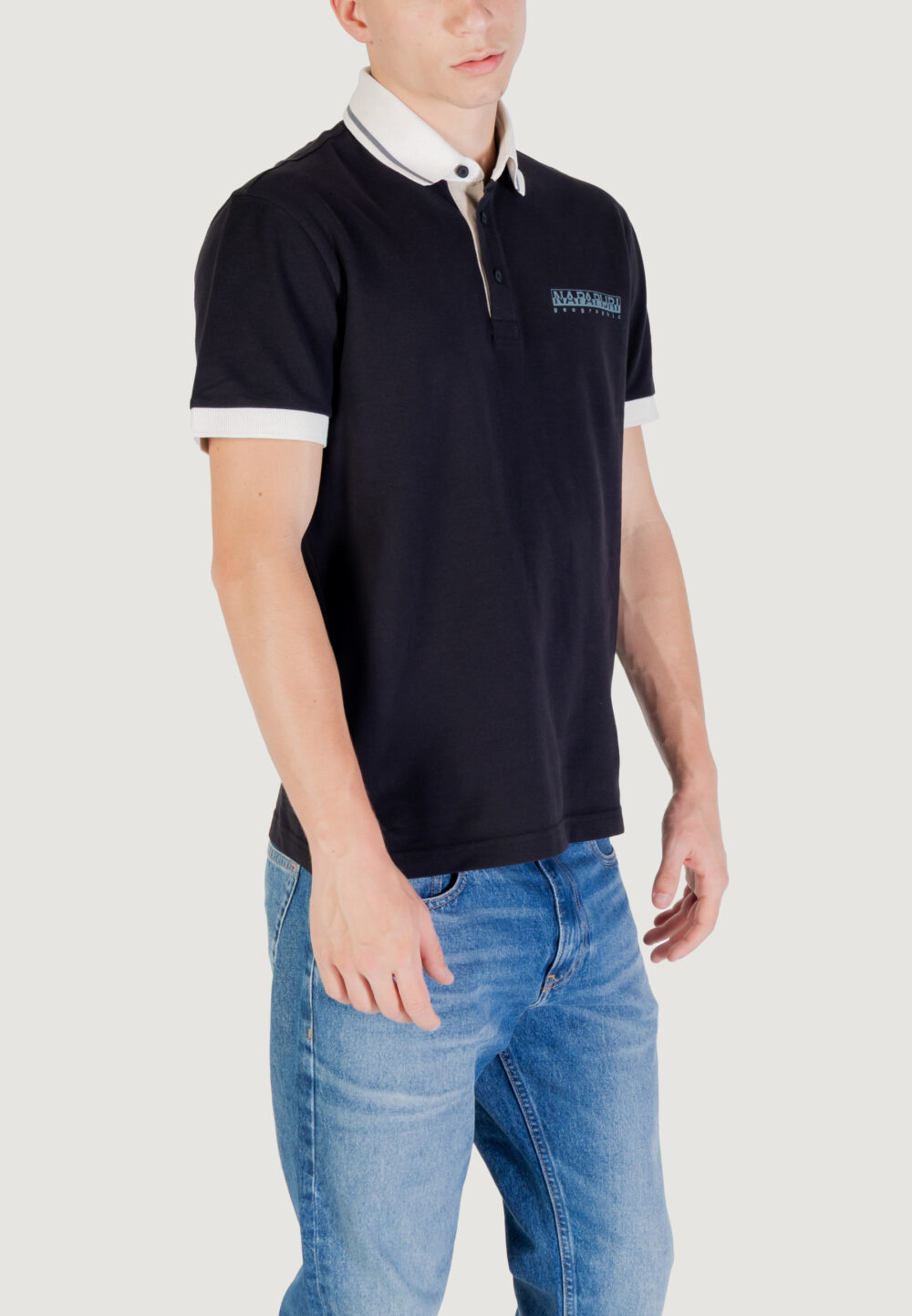 Polo manica corta Napapijri E- ZERI Nero - Foto 2