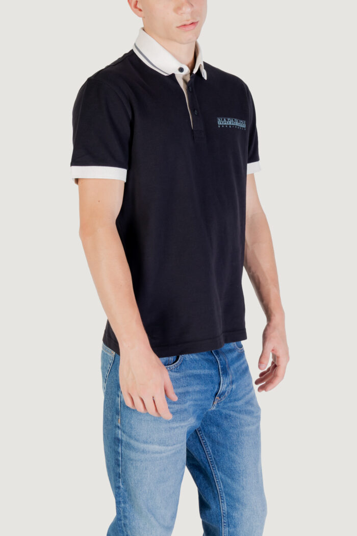 Polo manica corta Napapijri E- ZERI Nero – NP0A4ID4