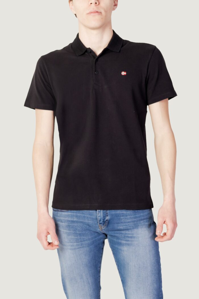 Polo manica corta Napapijri EALIS SS SUM Nero – NP0A4H8B