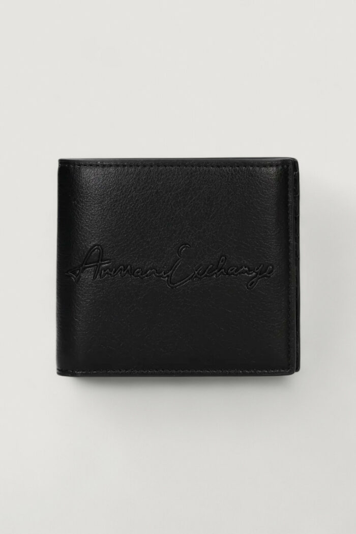 Portafoglio con portamonete Armani Exchange  Nero