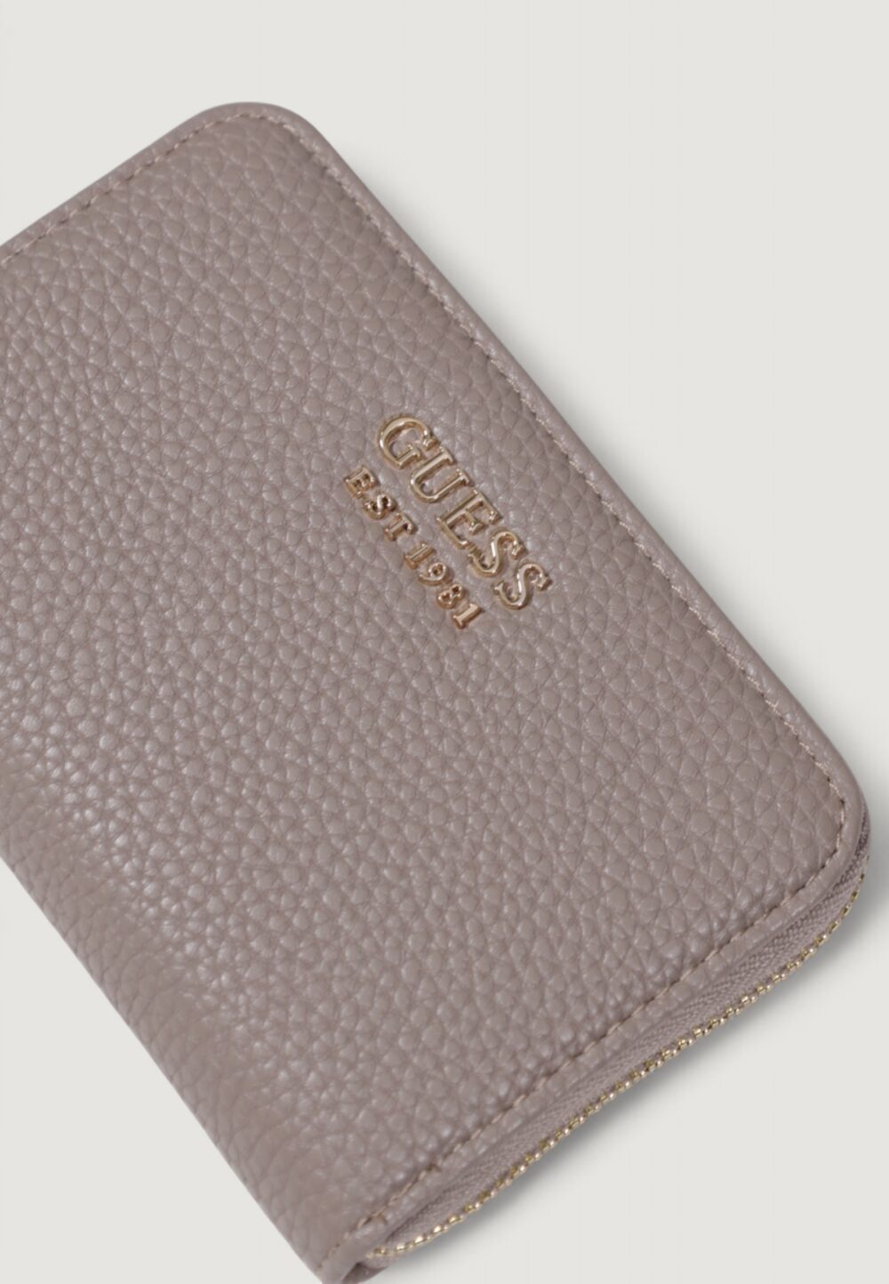 Portafoglio medio Guess BRENTON SLG MED ZIP Taupe - Foto 5