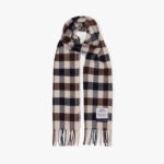 Sciarpa Aquascutum CLUB CHECK SCARF MACRO Beige - Foto 1