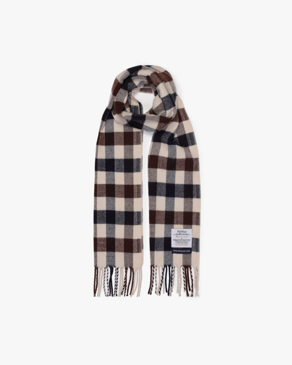 Sciarpa Aquascutum CLUB CHECK SCARF MACRO Beige - Foto 1