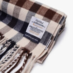 Sciarpa Aquascutum CLUB CHECK SCARF MACRO Beige - Foto 2