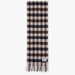 Sciarpa Aquascutum CLUB CHECK SCARF MACRO Beige - Foto 3