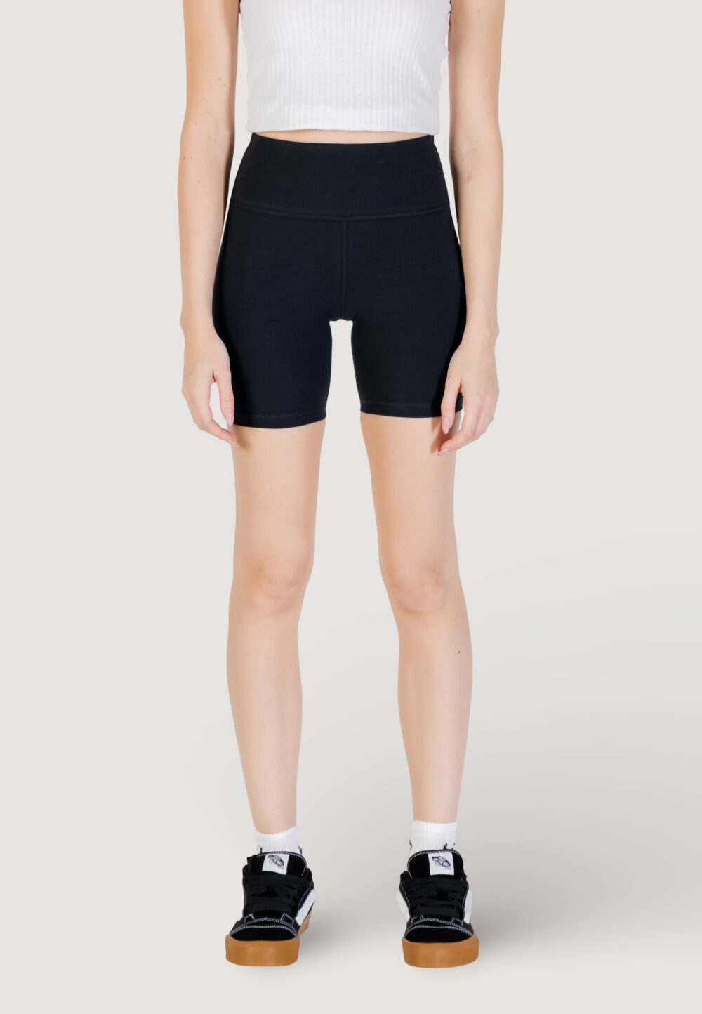 Shorts Converse WORDMARK BIKE SHORT Nero - Foto 5