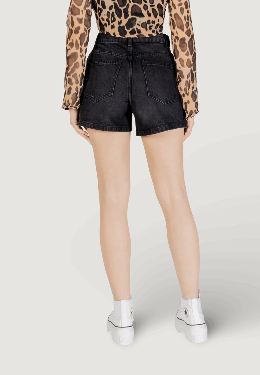 Shorts ICHI IHAVENY SHO Nero - Foto 4