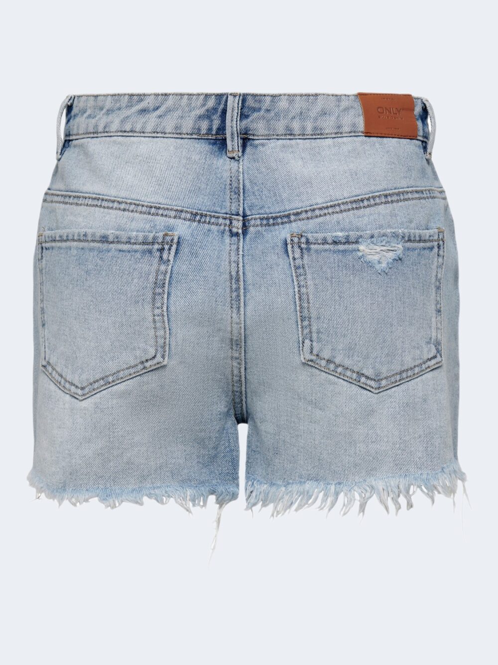 Shorts Only ONLPACY HW DNM SHORTS NOOS Blue Denim Chiaro - Foto 4