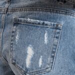 Shorts Only TEXAS Blue Denim Chiaro - Foto 5