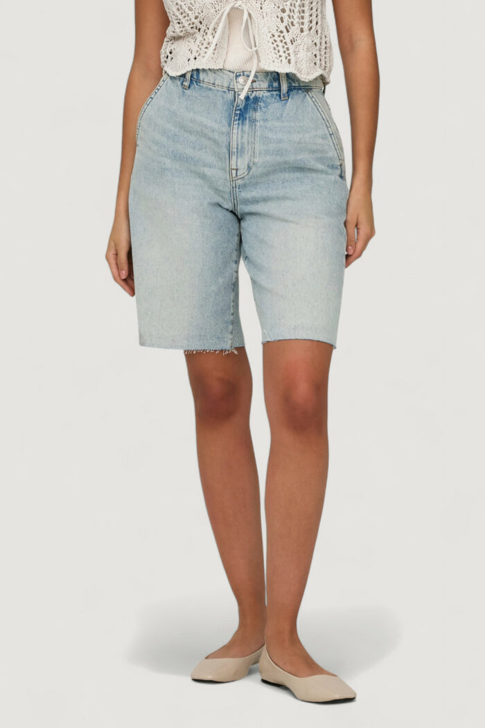 Shorts Only Onlruth Mw Loose Long Dnm Dot Denim chiaro – 15344302