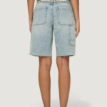 Shorts Only Onlruth Mw Loose Long Dnm Dot Denim chiaro - Foto 4