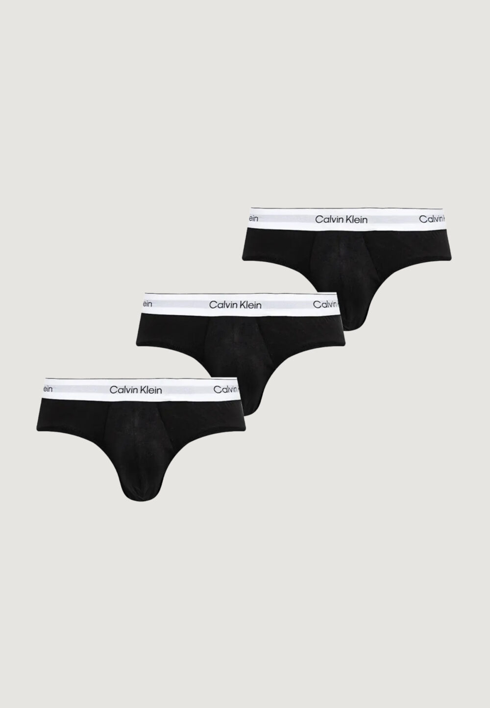 Slip Calvin Klein Underwear HIP BRIEF 3PK Black-White - Foto 1