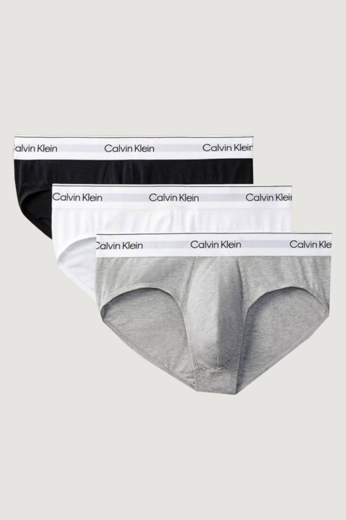Slip Calvin Klein Underwear HIP BRIEF 3PK Grigio – LV00NB4388