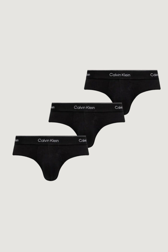 Slip Calvin Klein Underwear HIP BRIEF 3PK Nero – LV00NB4388
