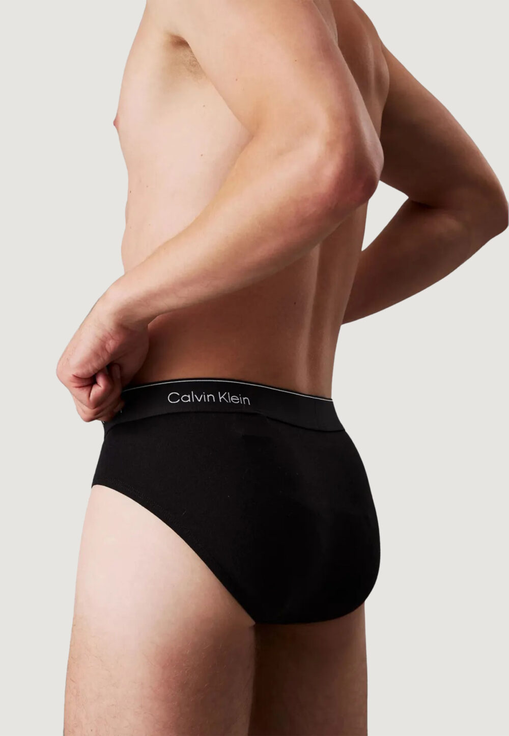 Slip Calvin Klein Underwear HIP BRIEF 3PK Nero - Foto 4