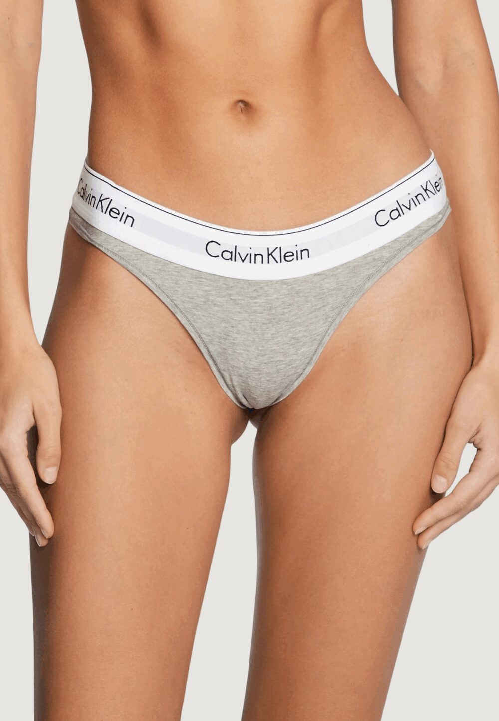 Slip e perizoma Calvin Klein Underwear BRAZILIAN Grigio - Foto 1