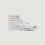 Sneakers Vans UA SK8-Hi Flame Bianco - Foto 1