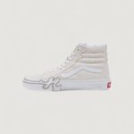 Sneakers Vans UA SK8-Hi Flame Bianco - Foto 3