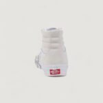 Sneakers Vans UA SK8-Hi Flame Bianco - Foto 4