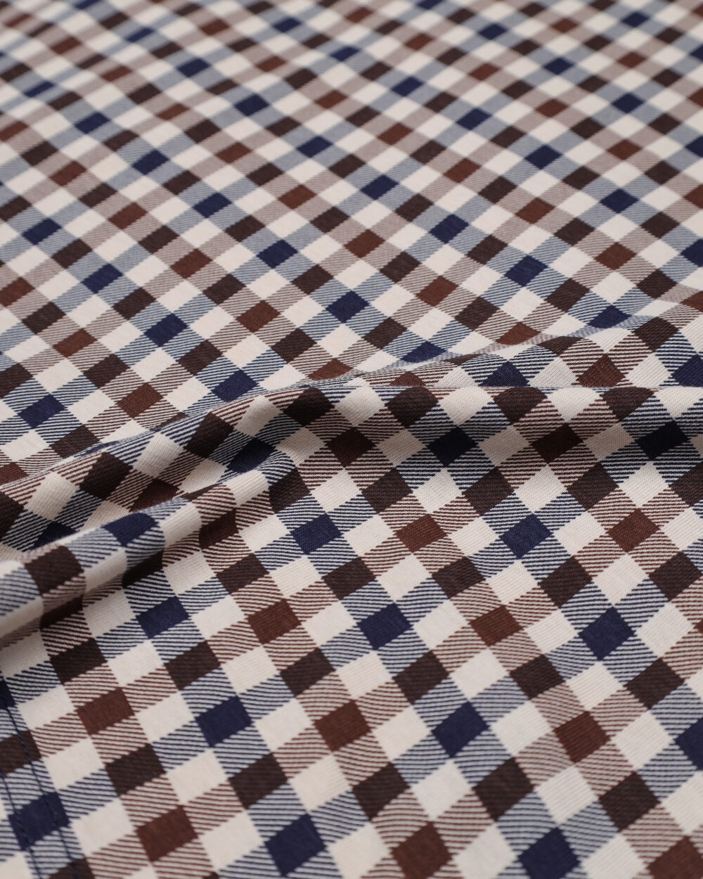 T-shirt Aquascutum ACTIVE CLUB CHECK LOGO T-SHIRT Blu - Foto 4