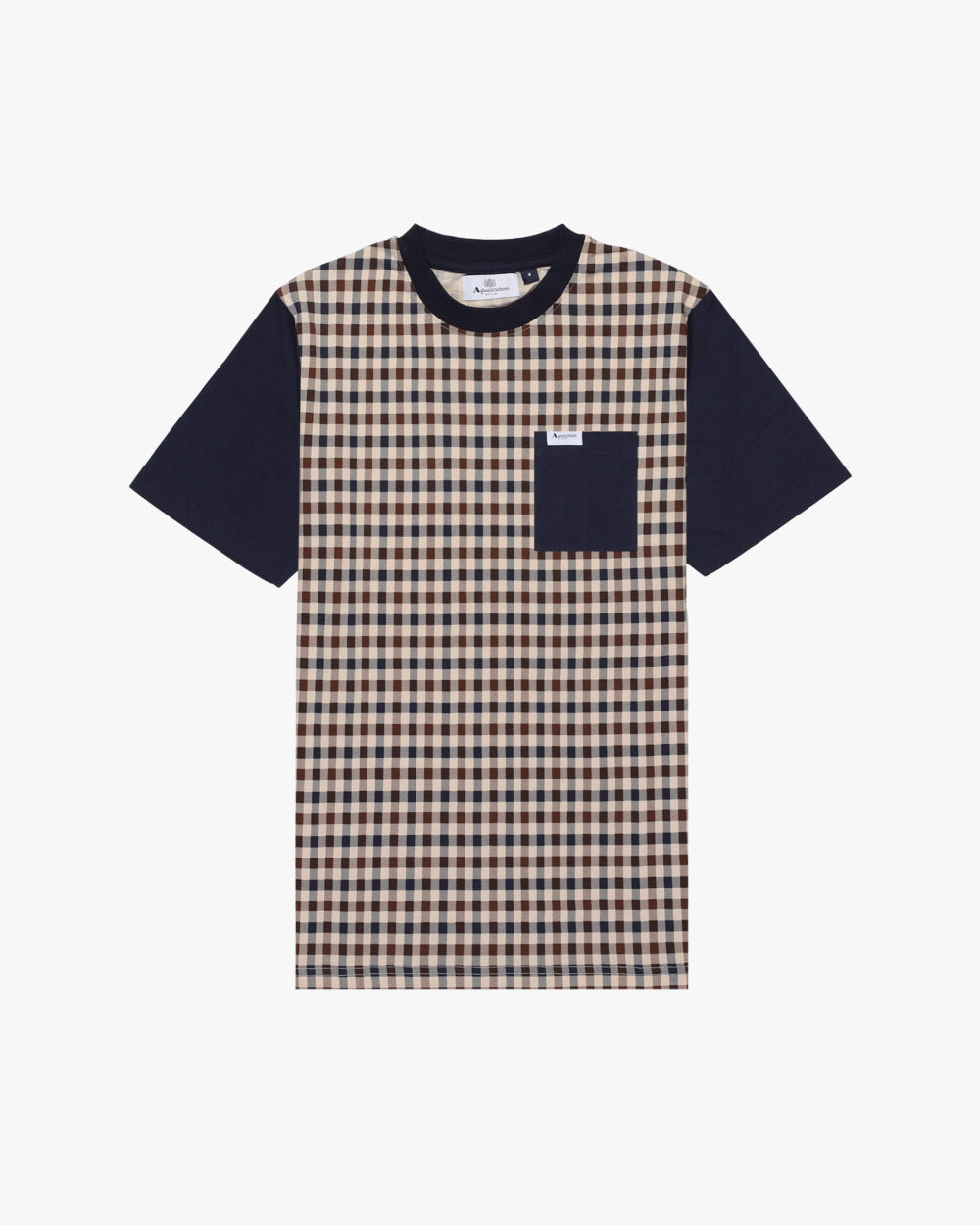T-shirt Aquascutum ACTIVE SOLID POCKET T-SHIRT Blu - Foto 1