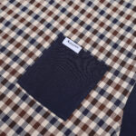 T-shirt Aquascutum ACTIVE SOLID POCKET T-SHIRT Blu - Foto 3