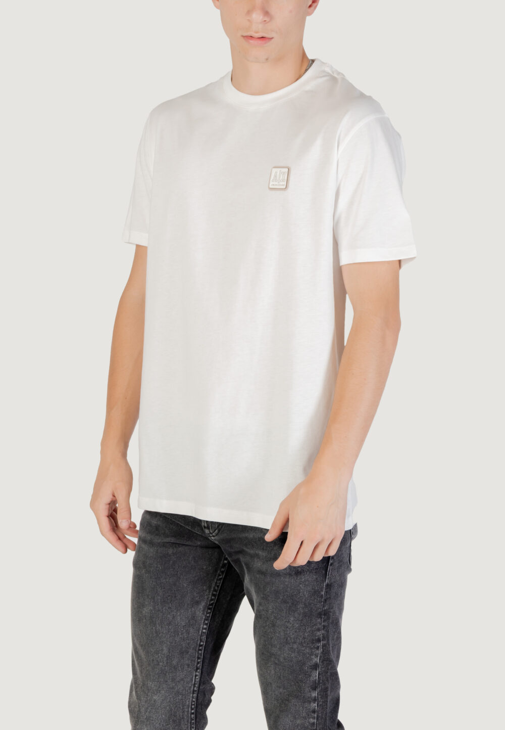 T-shirt Armani Exchange  Bianco - Foto 4