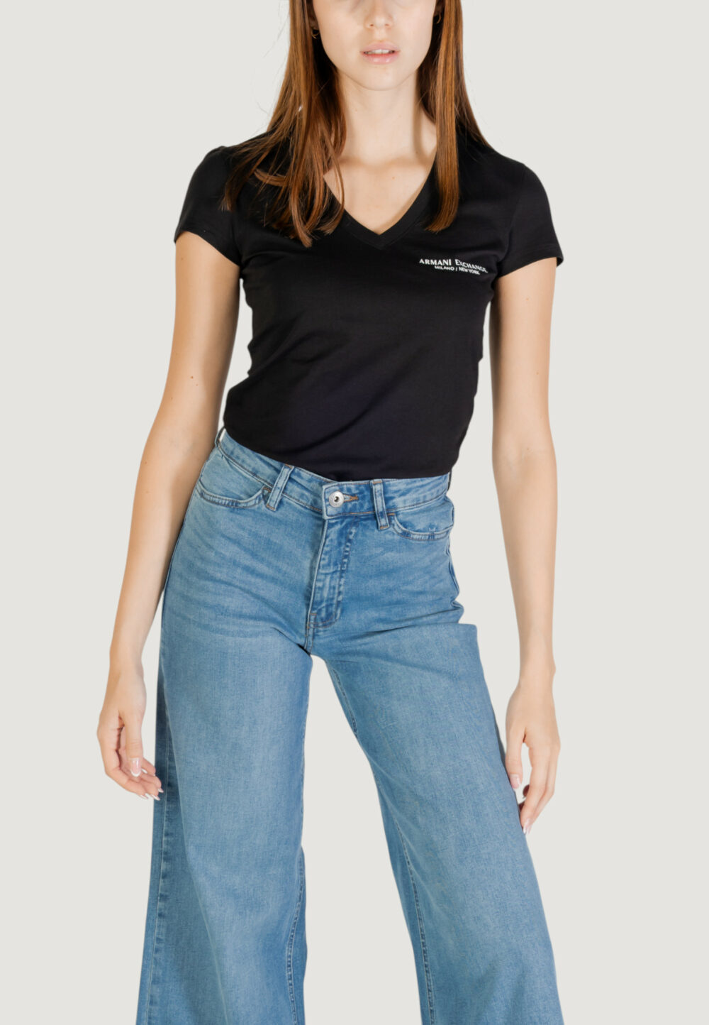 T-shirt Armani Exchange  Black-White - Foto 1
