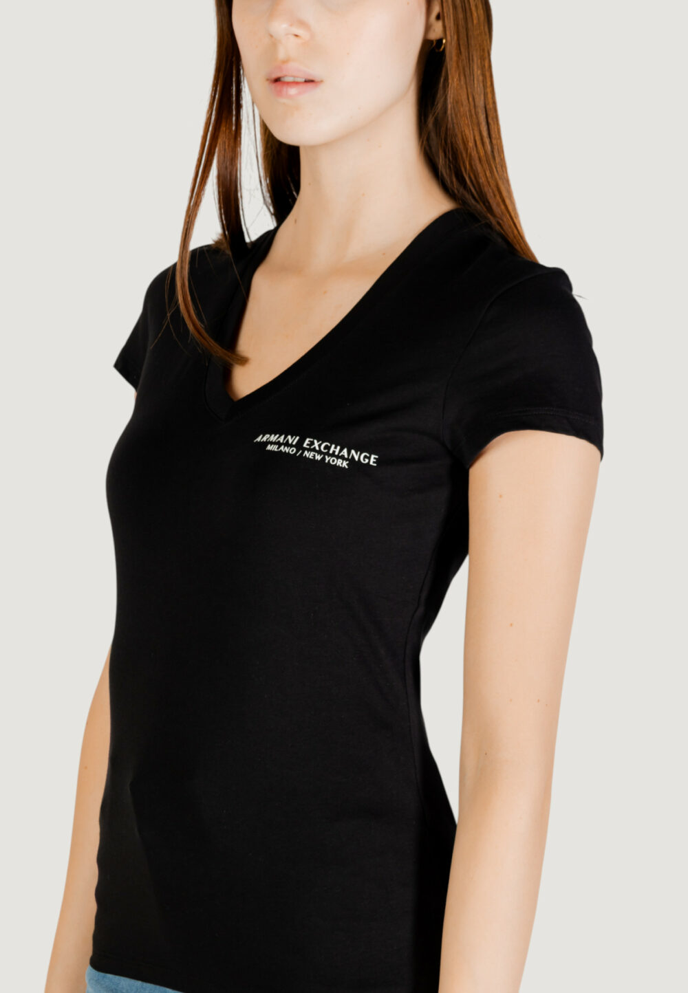 T-shirt Armani Exchange  Black-White - Foto 2