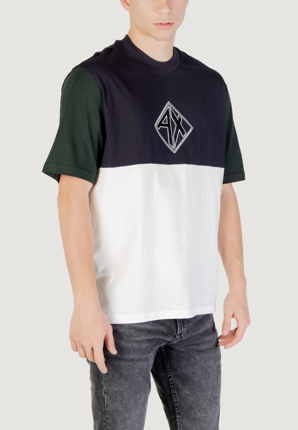 T-shirt Armani Exchange JUMPER Blue scuro - Foto 3