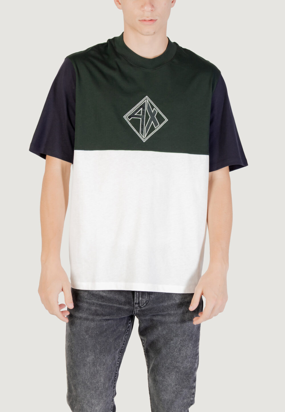 T-shirt Armani Exchange JUMPER Verde Scuro - Foto 1
