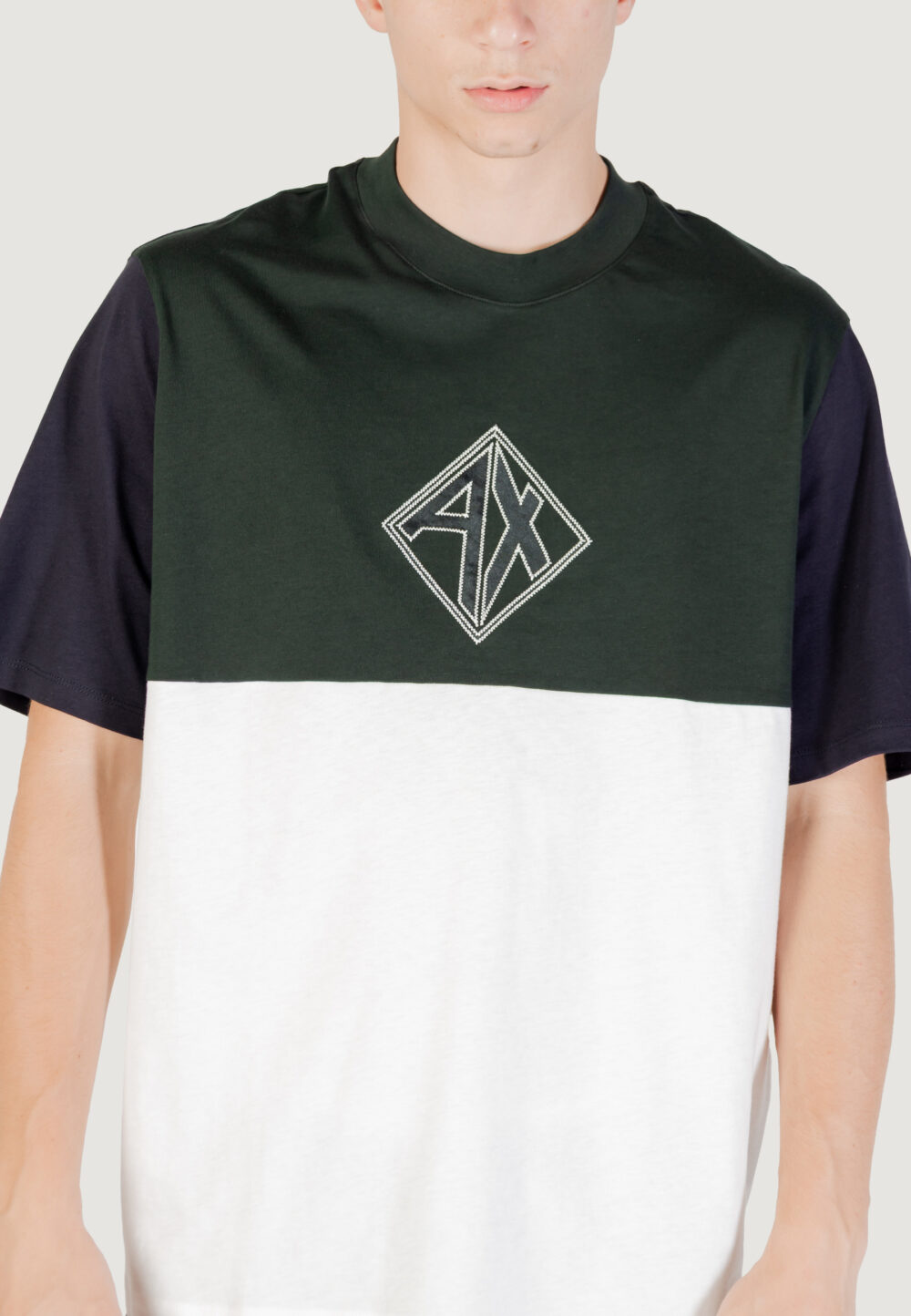 T-shirt Armani Exchange JUMPER Verde Scuro - Foto 2