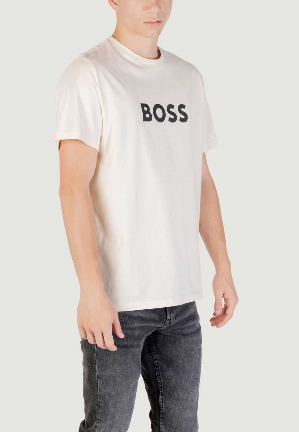 T-shirt Boss  Beige - Foto 4