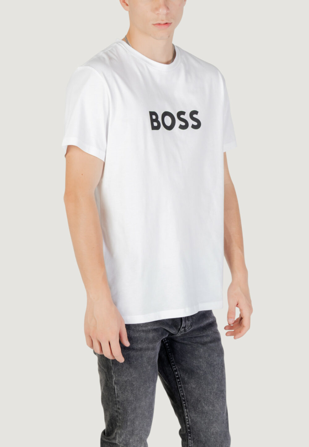 T-shirt Boss  Bianco - Foto 4