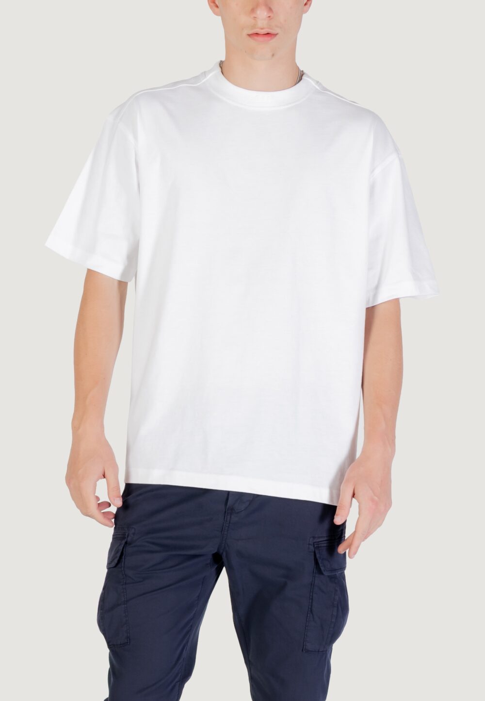 T-shirt Boss Te_Dye_ 10262477 01 Bianco - Foto 4