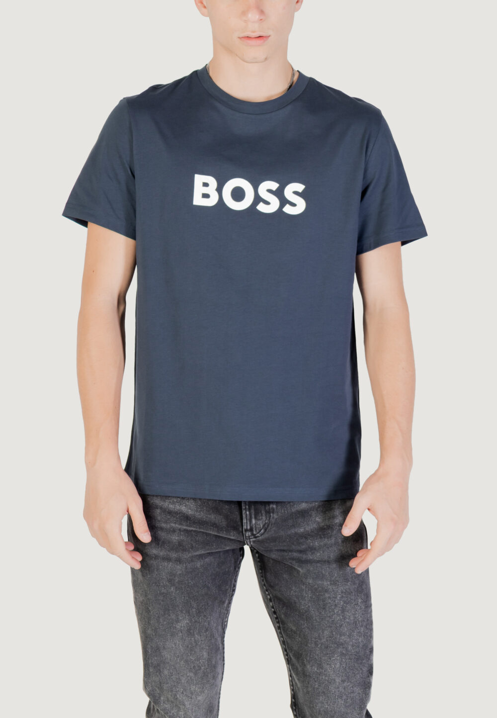 T-shirt Boss  Blu - Foto 1