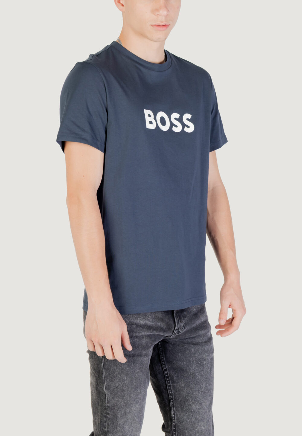 T-shirt Boss  Blu - Foto 3