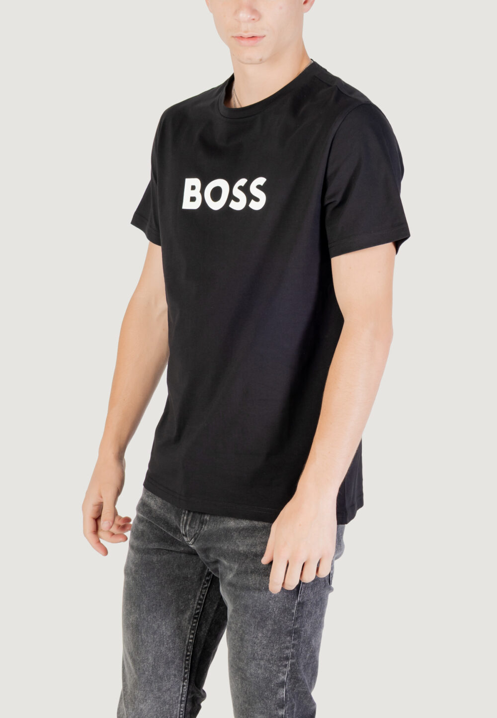 T-shirt Boss  Nero - Foto 3