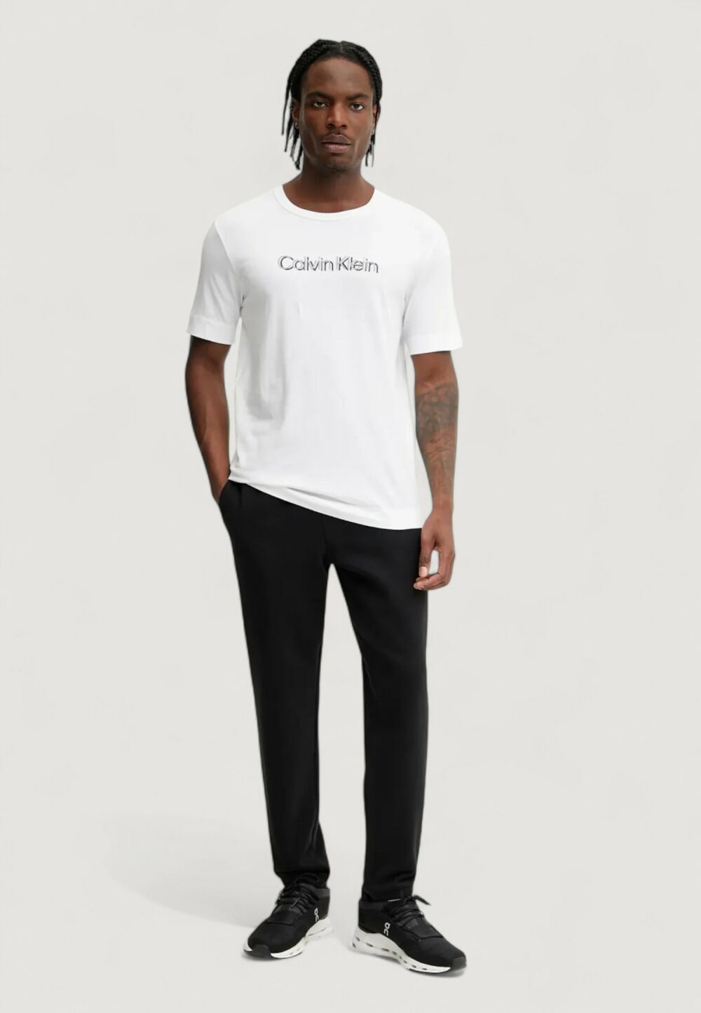 T-shirt Calvin Klein Sport GRAPHIC S/S T-S Bianco - Foto 3