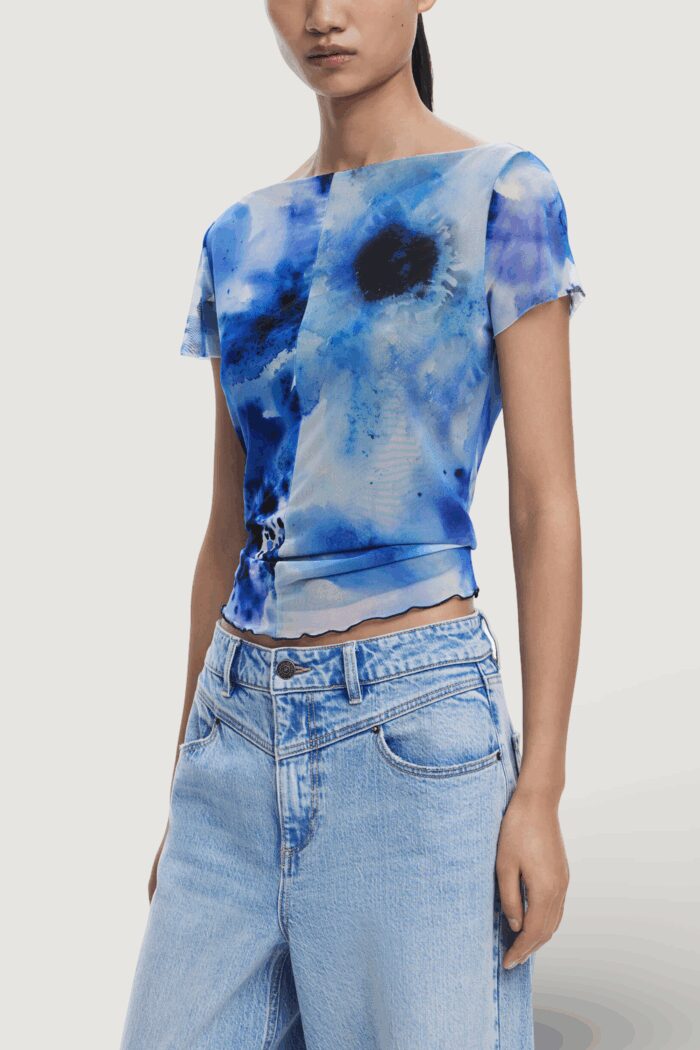 T-shirt Desigual REPRIS TS AURA Blu – 25WWTKX7
