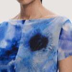 T-shirt Desigual REPRIS TS AURA Blu - Foto 3