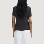 T-shirt Desigual REPRIS TS PALM Nero - Foto 4