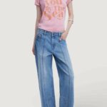 T-shirt Desigual REPRIS TS SEA Rosa - Foto 3