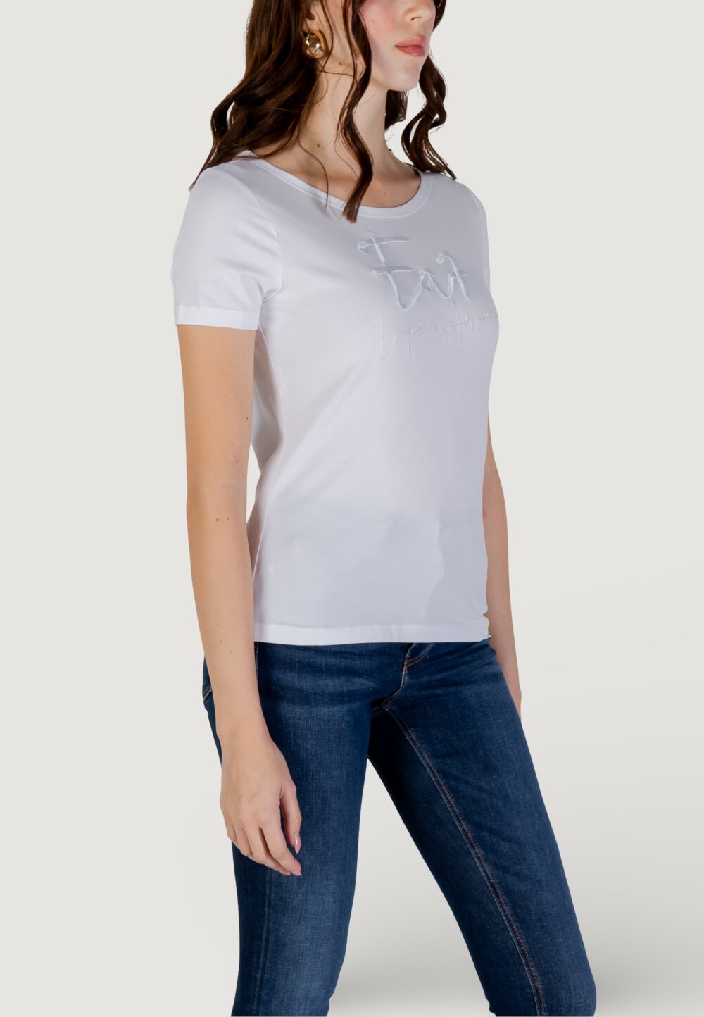 T-shirt EA7  Bianco - Foto 4