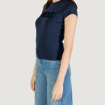 T-shirt Guess SS PONY HAIR LOGO R5 Blu - Foto 3