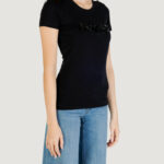 T-shirt Guess CN SS LOGO SEGQUINS Nero - Foto 4