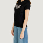 T-shirt Guess SS CN PYTHON LOGO TEE Nero - Foto 3