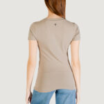 T-shirt Guess SS CN TRIANGLE BEADS Verde Oliva - Foto 5