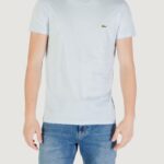 T-shirt LACOSTE  Celeste - Foto 1